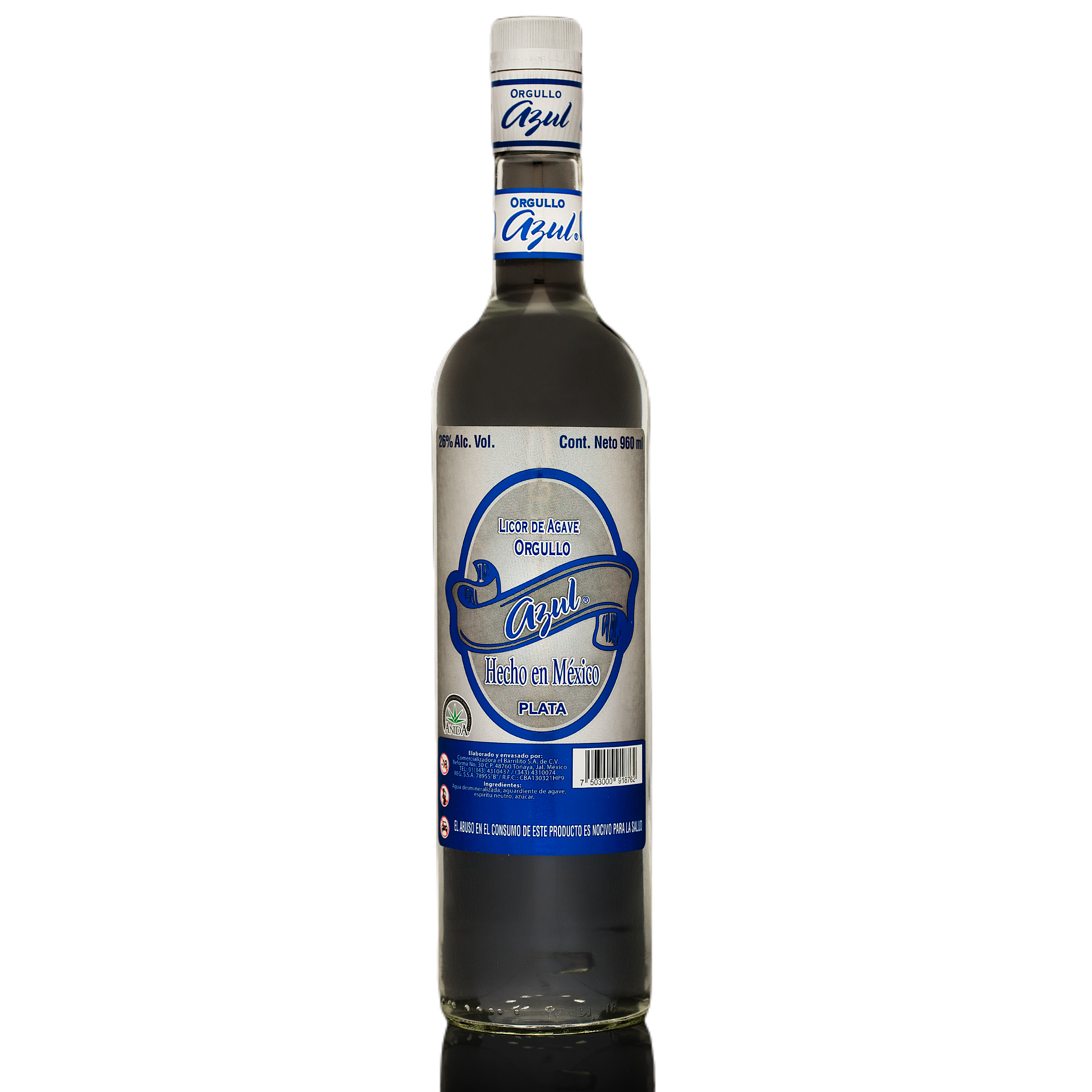 Orgullo Azul Plata 960 ml